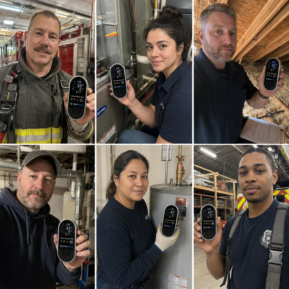Firefighter with Haven detector